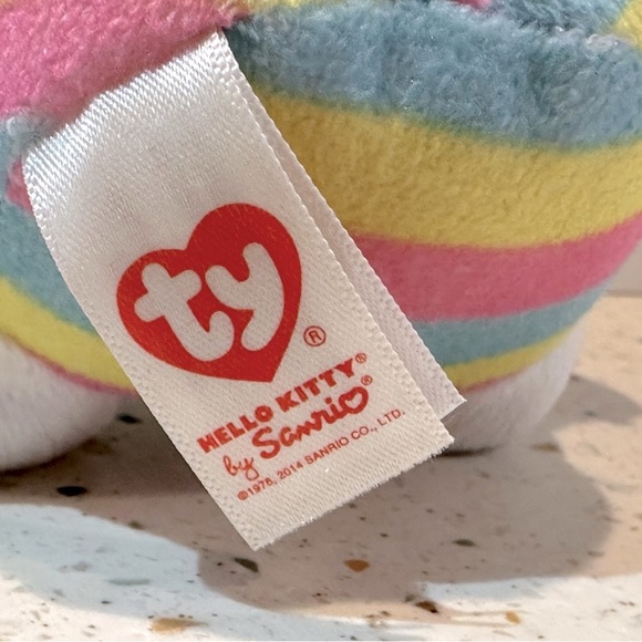 Ty‎ Beanie Hello Kitty Cotton Candy Plush - Picture 6 of 7